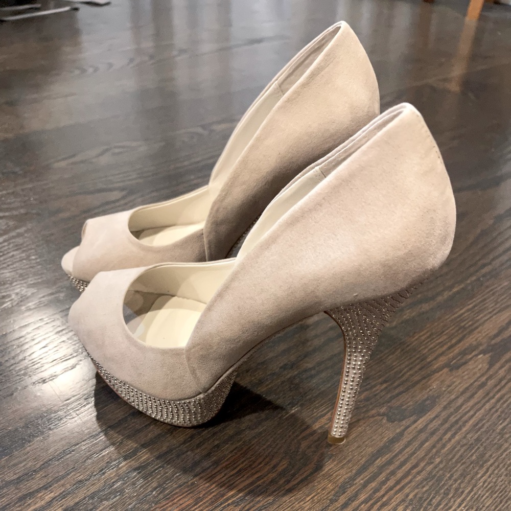 Aldo Rhinestone Platform heels.